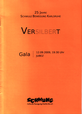 Das Programmheft zum Gala-Abend mit einem Grußwort von Manfred Bruns